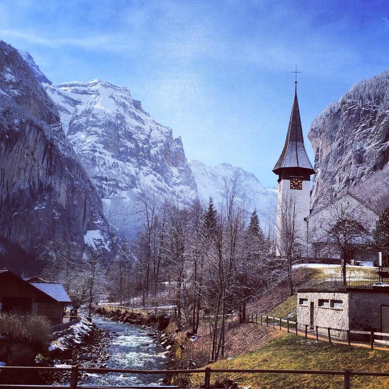 Hotel Staubbach Lauterbrunnen Exterior foto